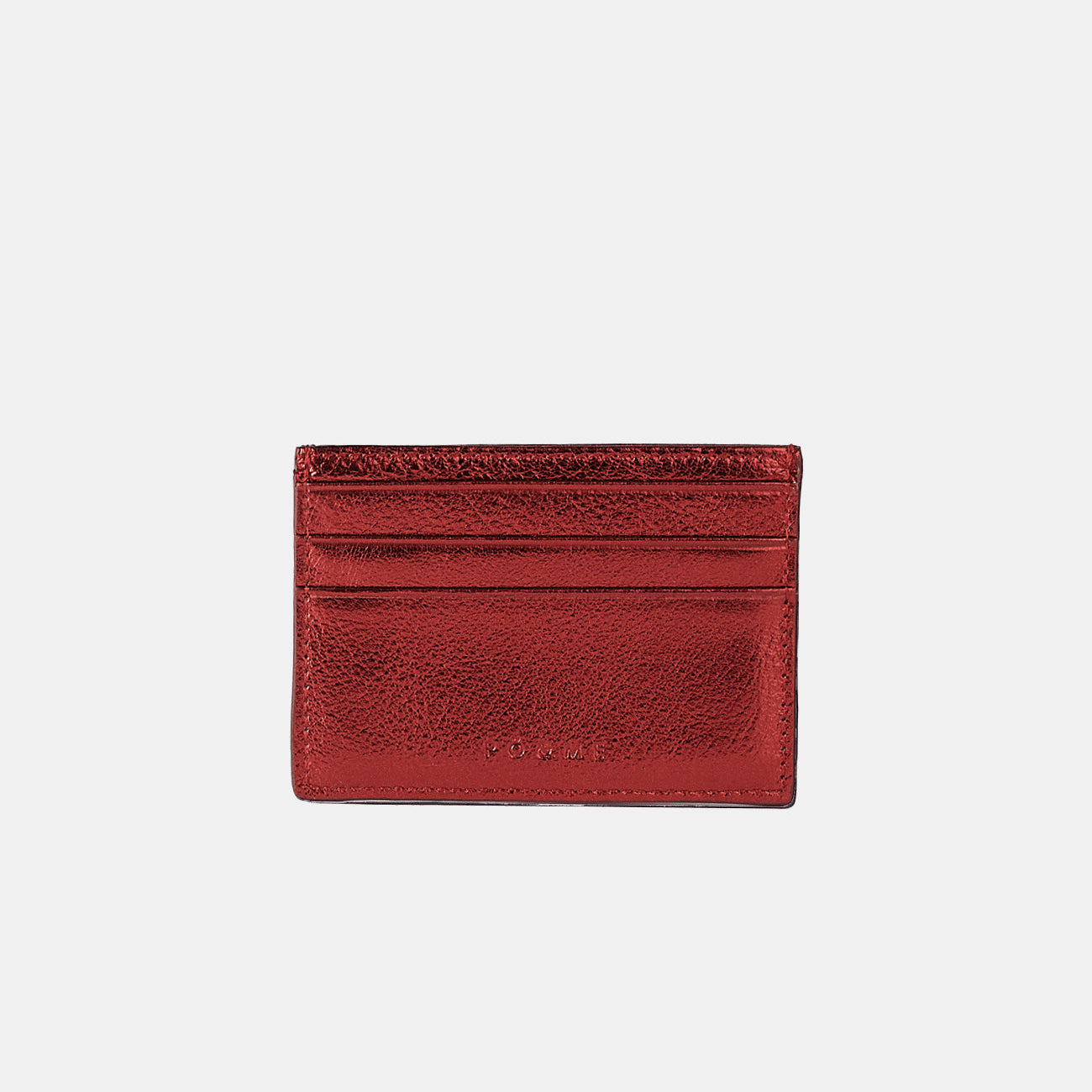 Porte-CartesenCuirSouple_rougemetallique