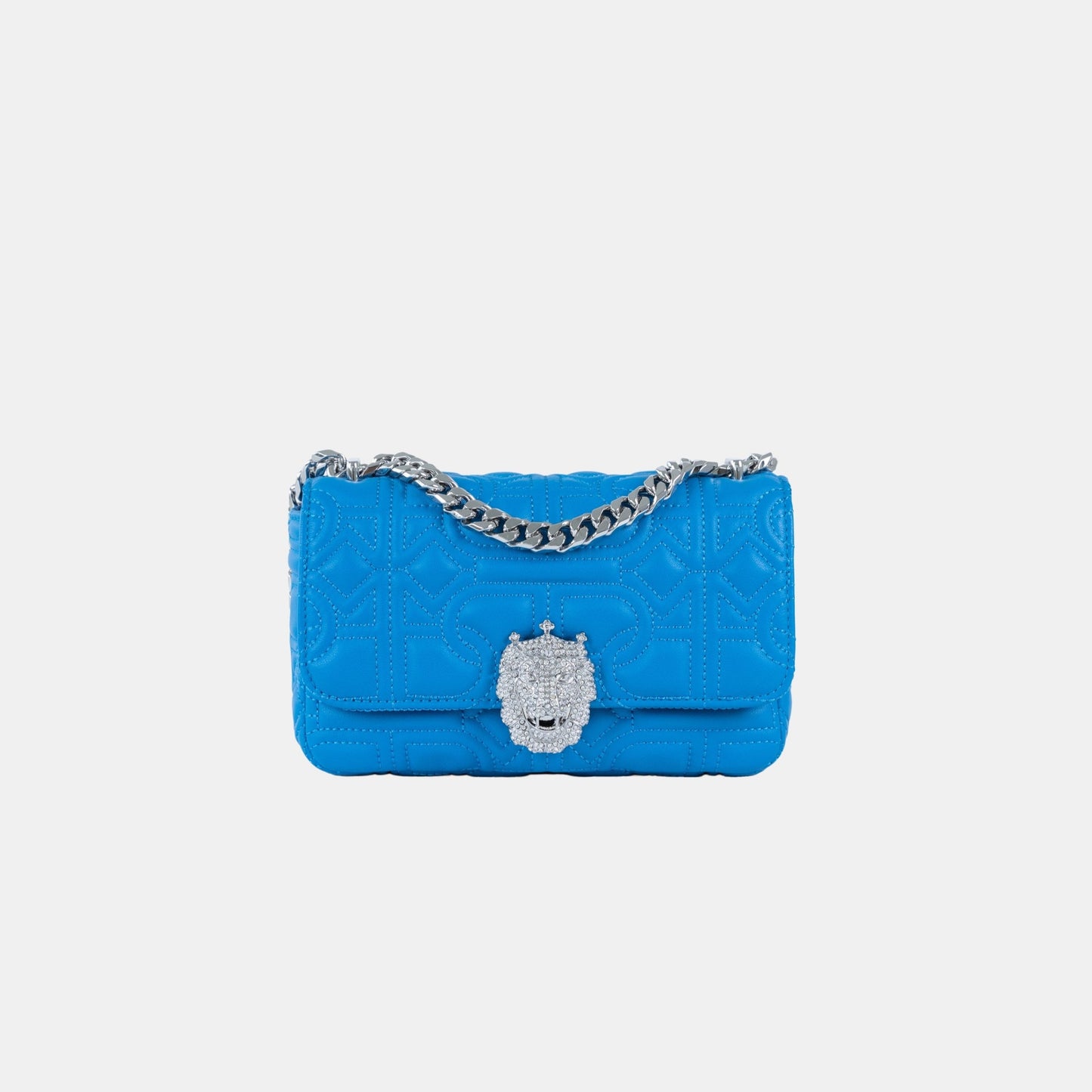 Crown Lion Silver_bleu