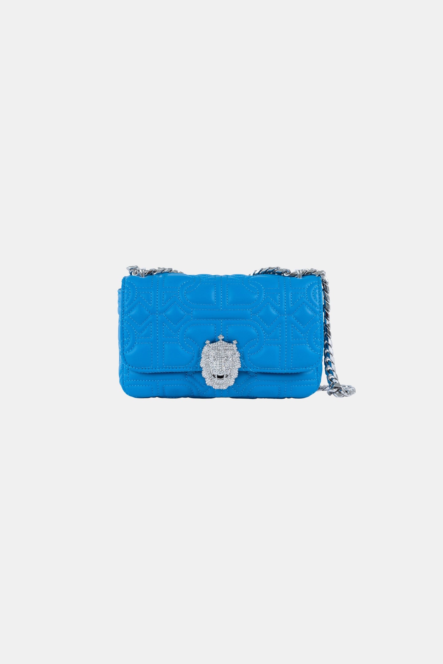 Crown Lion Silver_bleu