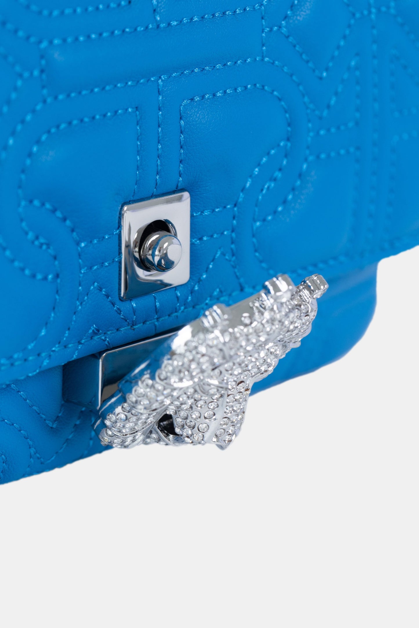 Crown Lion Silver_bleu