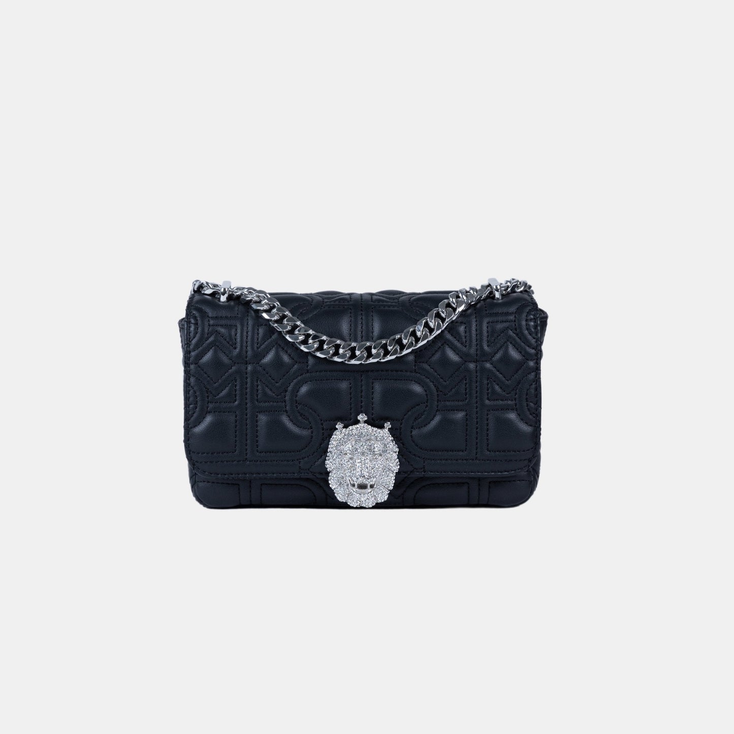 Crown Lion Silver_noir