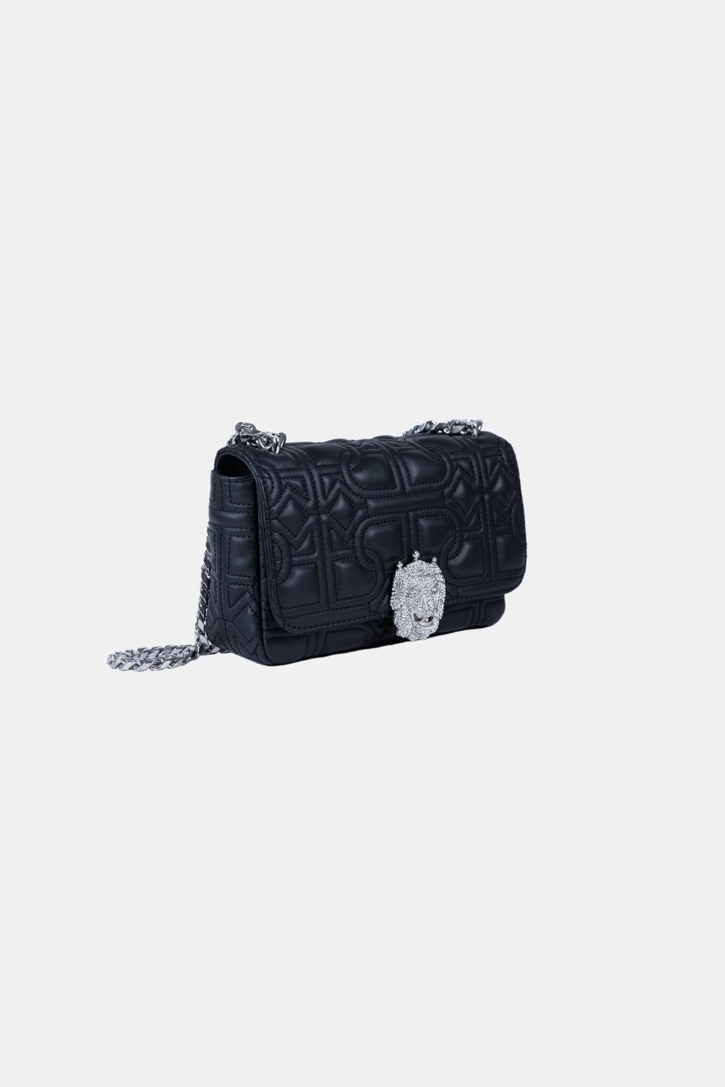 Crown Lion Silver_noir