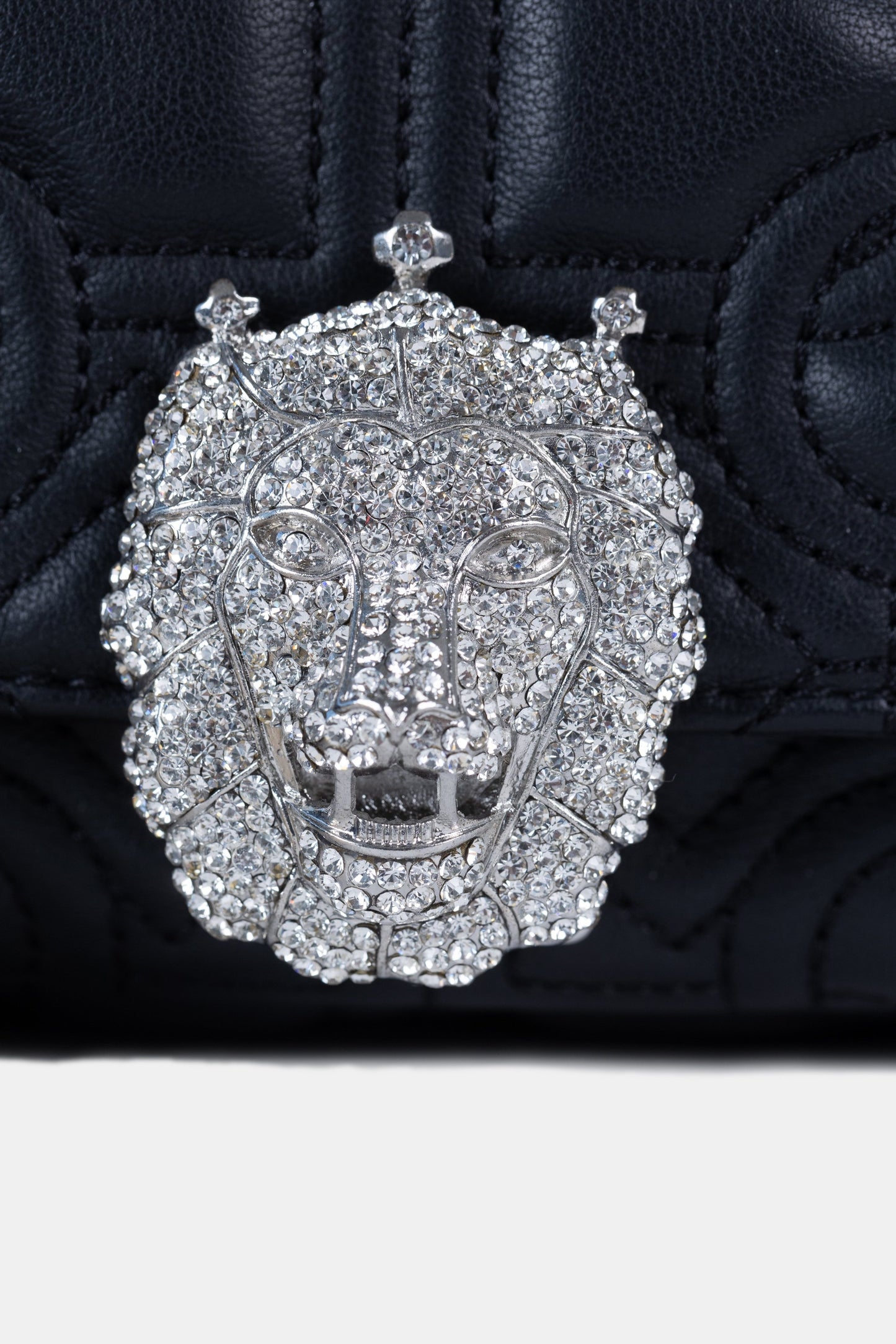 Crown Lion Silver_noir