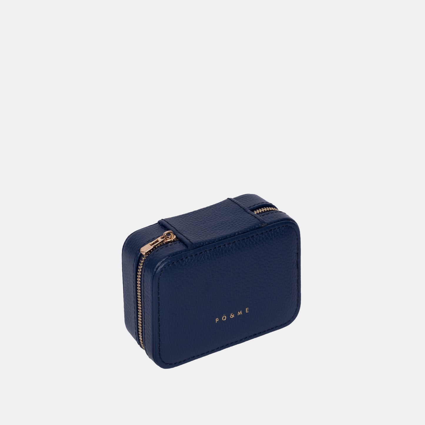 Boite à Bijoux Pique - Grainé - Avec Miroir _ Bleu nuit