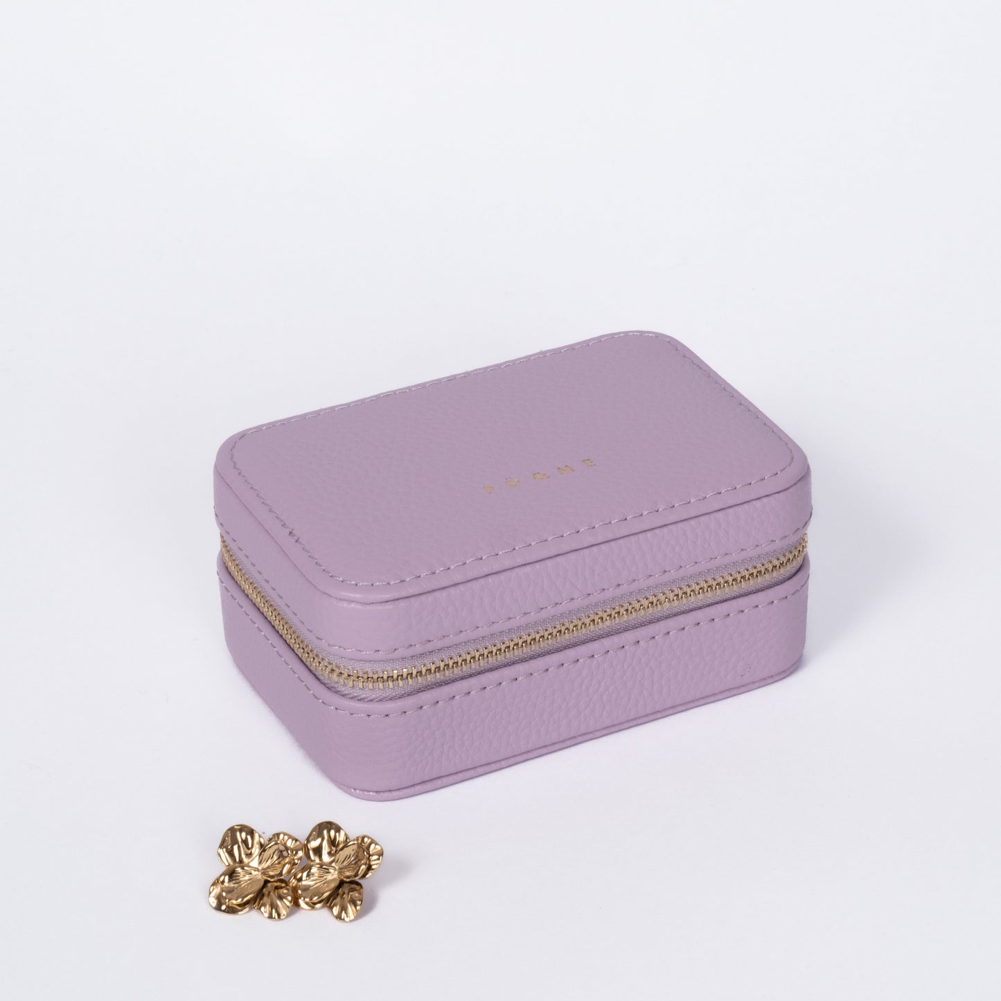 Boite à Bijoux Pique - Grainé - Avec Miroir_violet