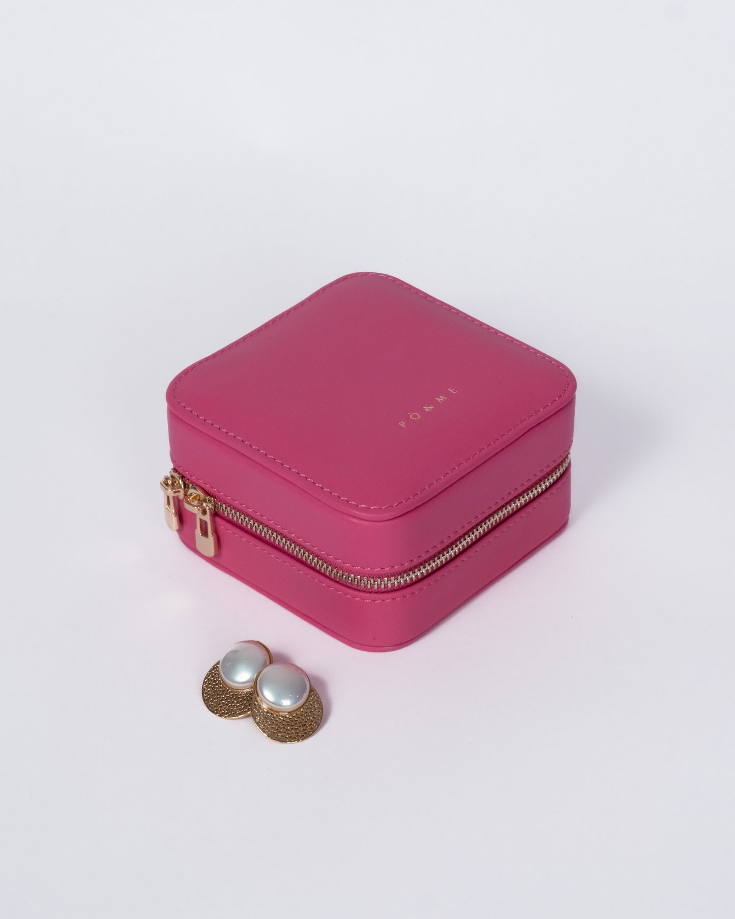 Boîte à Bijoux Carreau - Cuir lisse
