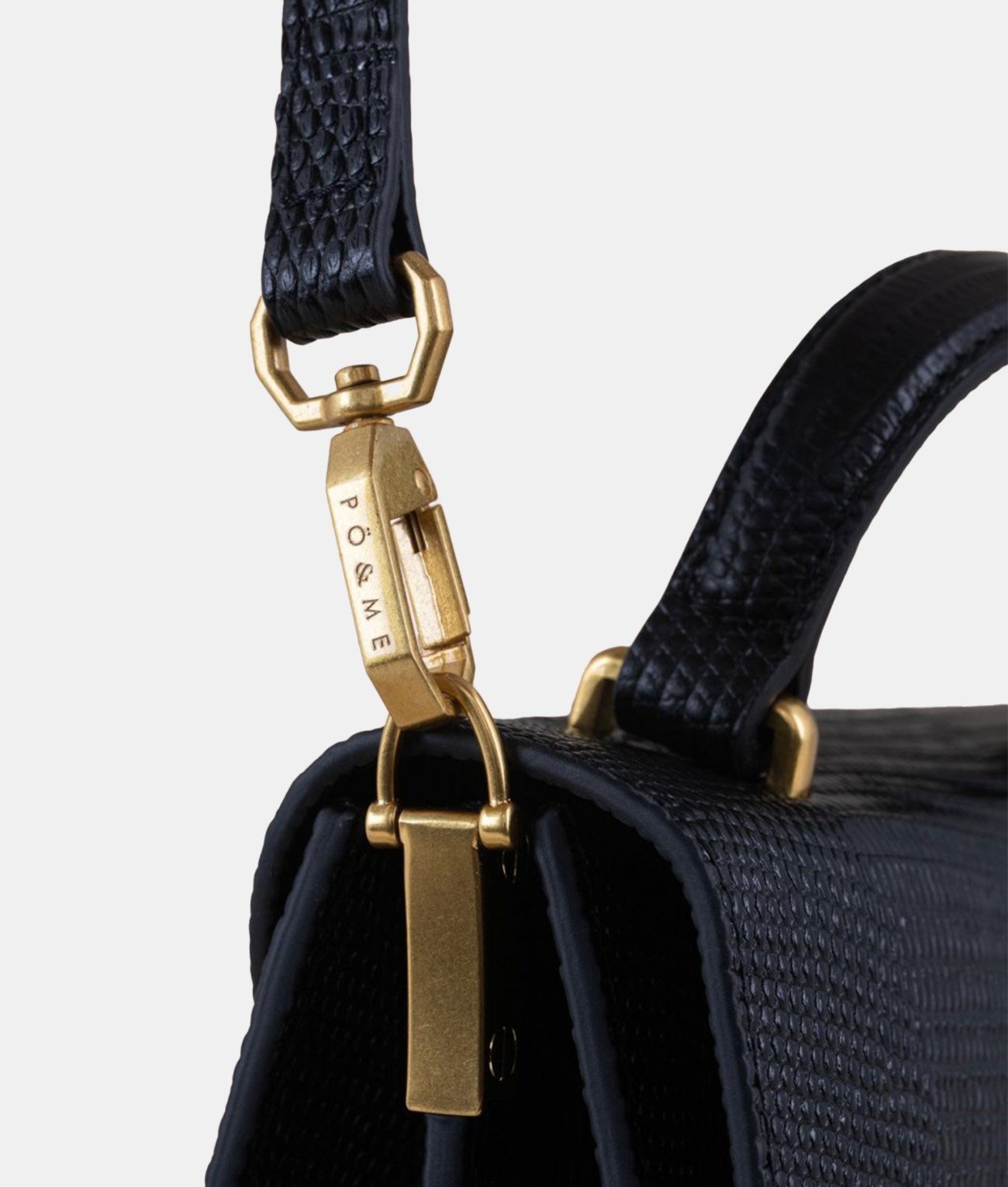 Lyca La Belle - Embossé lézard - Sac à main
