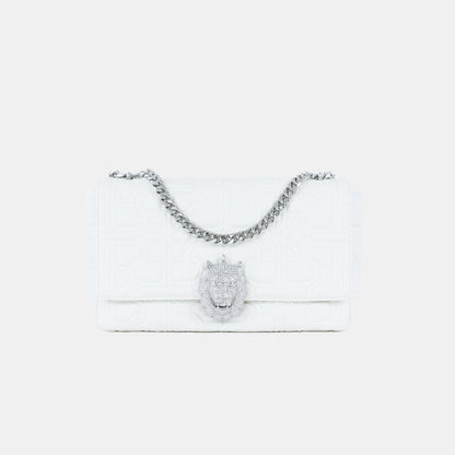 Crown Lion Silver Large_blanc