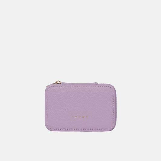 Boite à Bijoux Pique - Grainé - Avec Miroir_violet