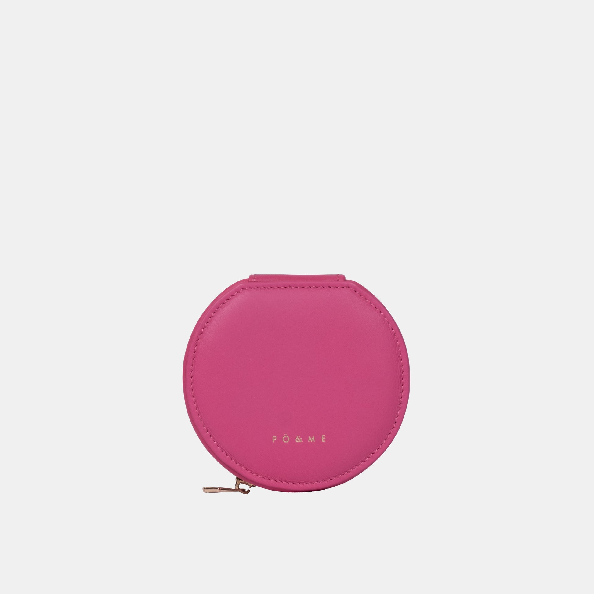 Boiteabijoux_trefle_cuirlisse_fuchsia