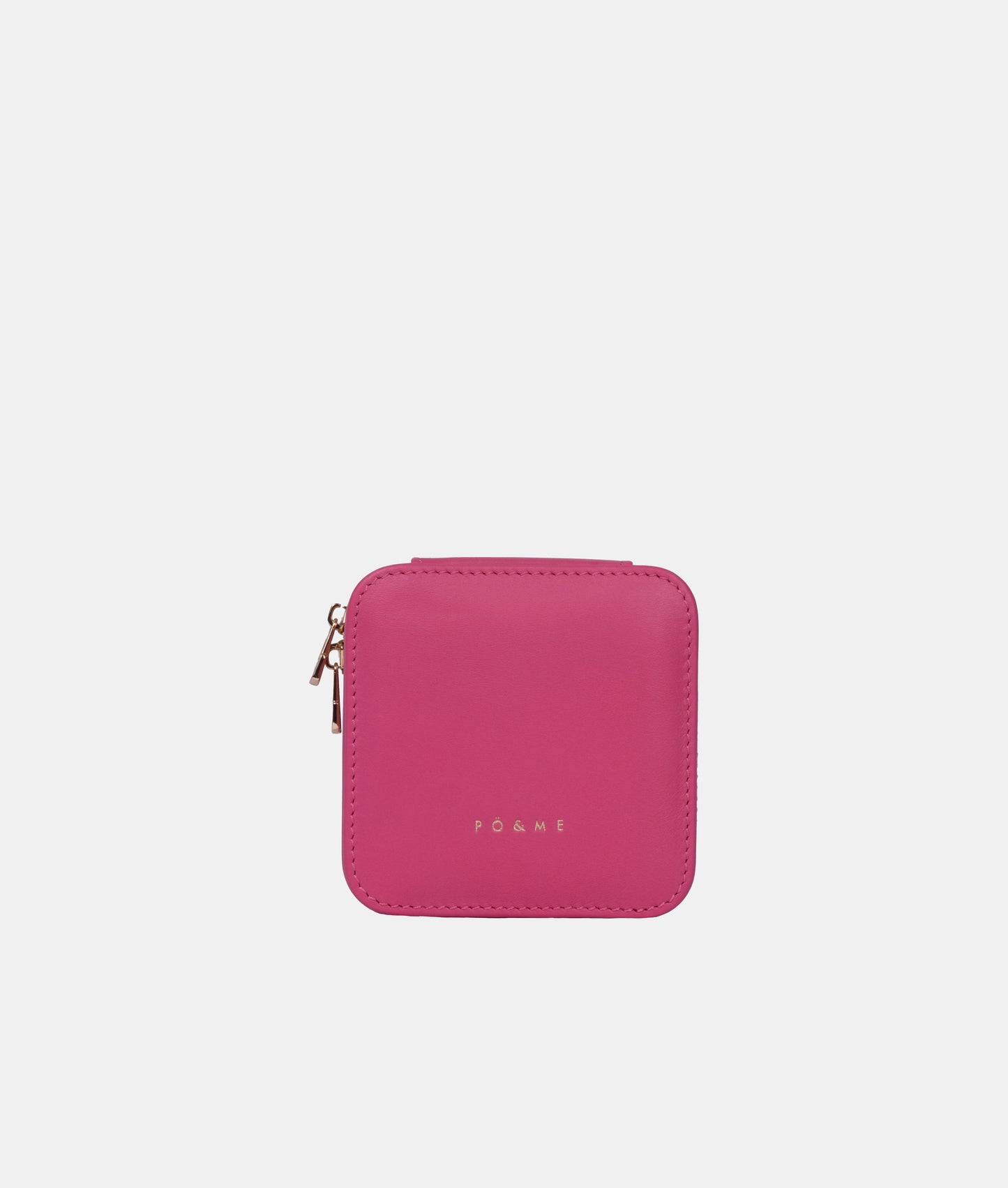 Checkered Jewelry Box - Smooth Leather