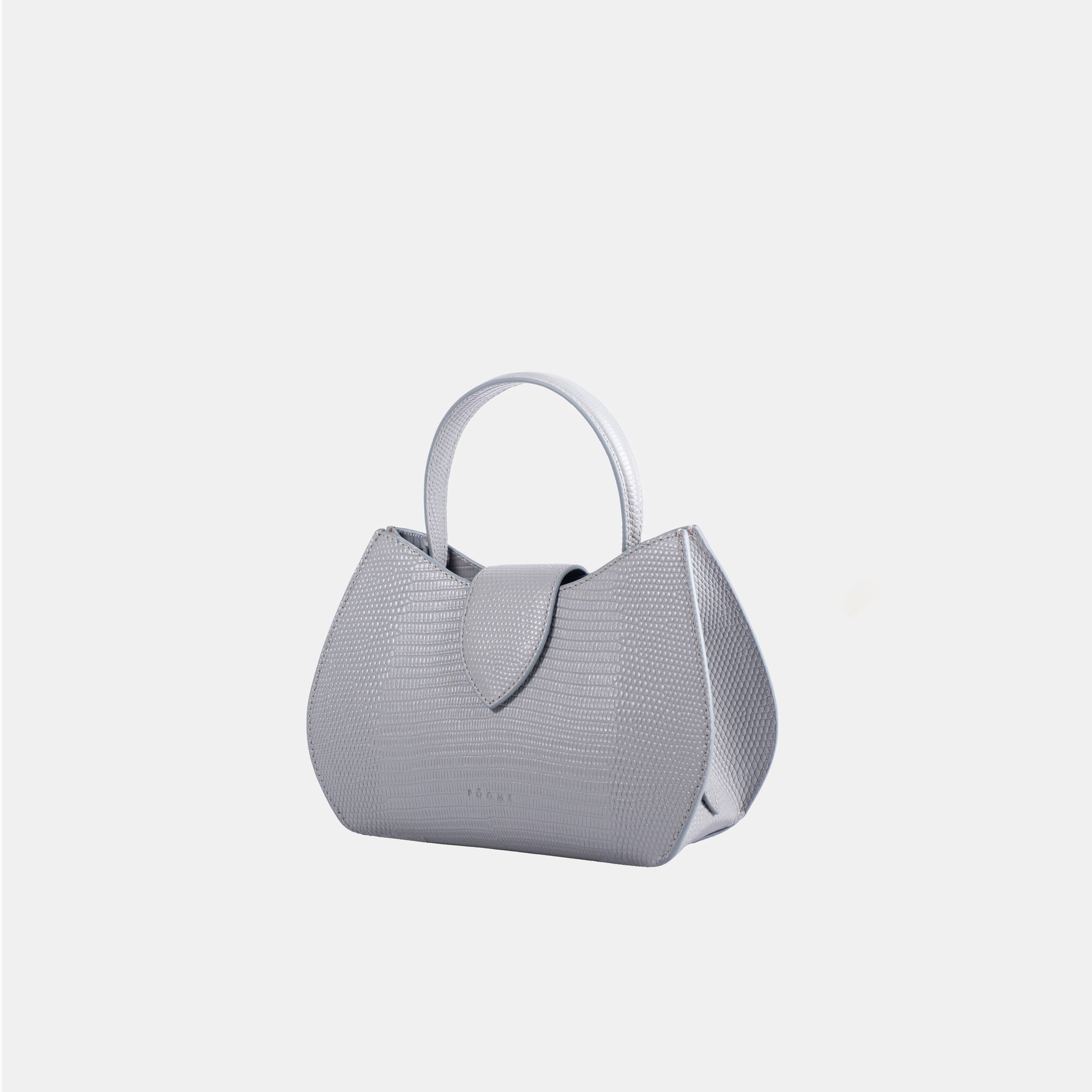 jeparleenreve_mini_gris_embossé_Lézard