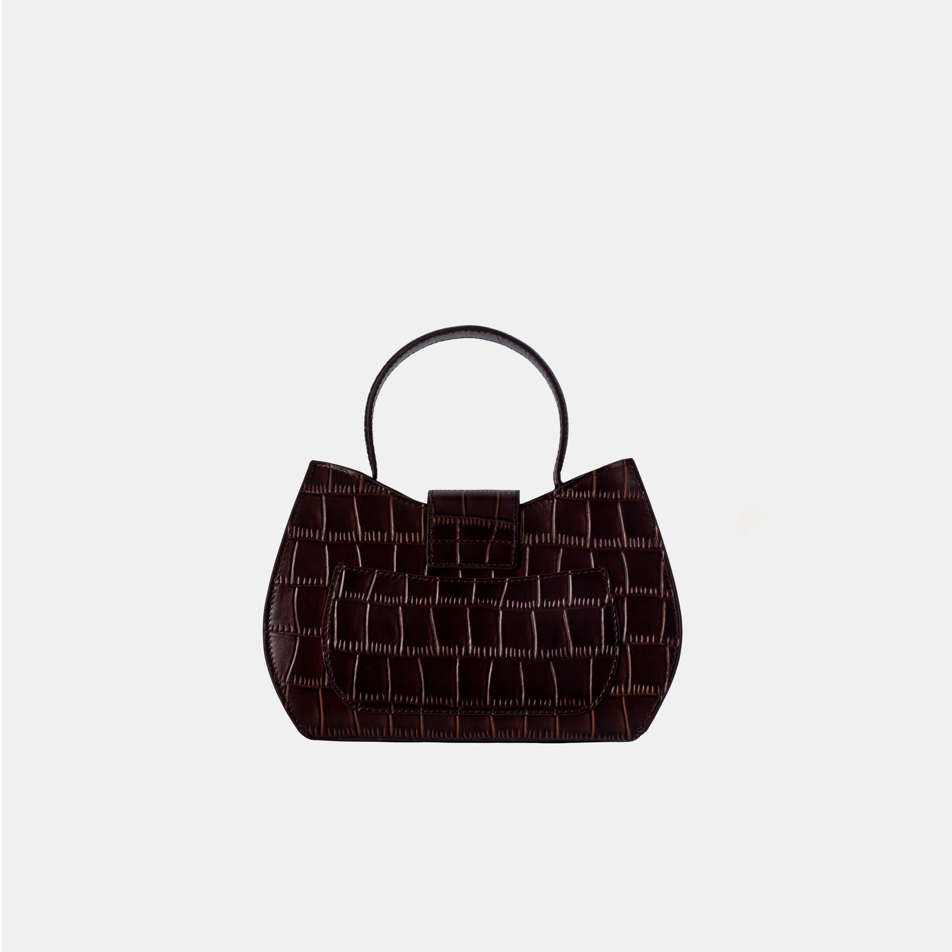 jeparleenreve_mini_Marron_embossé_croco