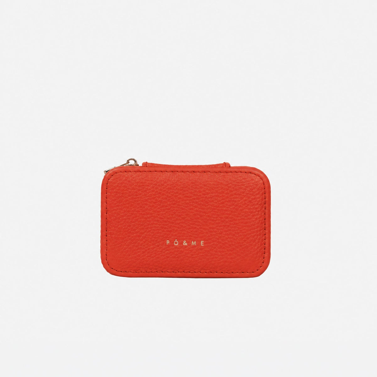 Boite à Bijoux Pique - Grainé - Avec Miroir_orange