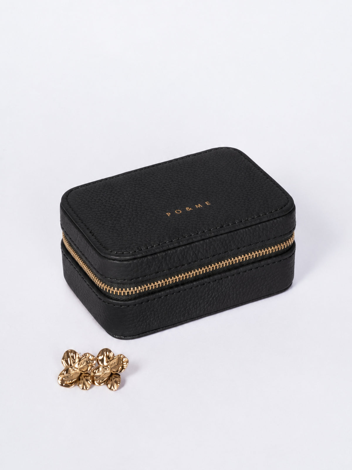 Boite à Bijoux Pique - Grainé - Avec Miroir_noir
