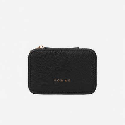 Boite à Bijoux Pique - Grainé - Avec Miroir_noir
