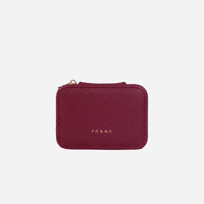 Boite à Bijoux Pique - Grainé - Avec Miroir_prune
