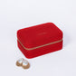 Boite à Bijoux Pique - Grainé - Avec Miroir_rouge