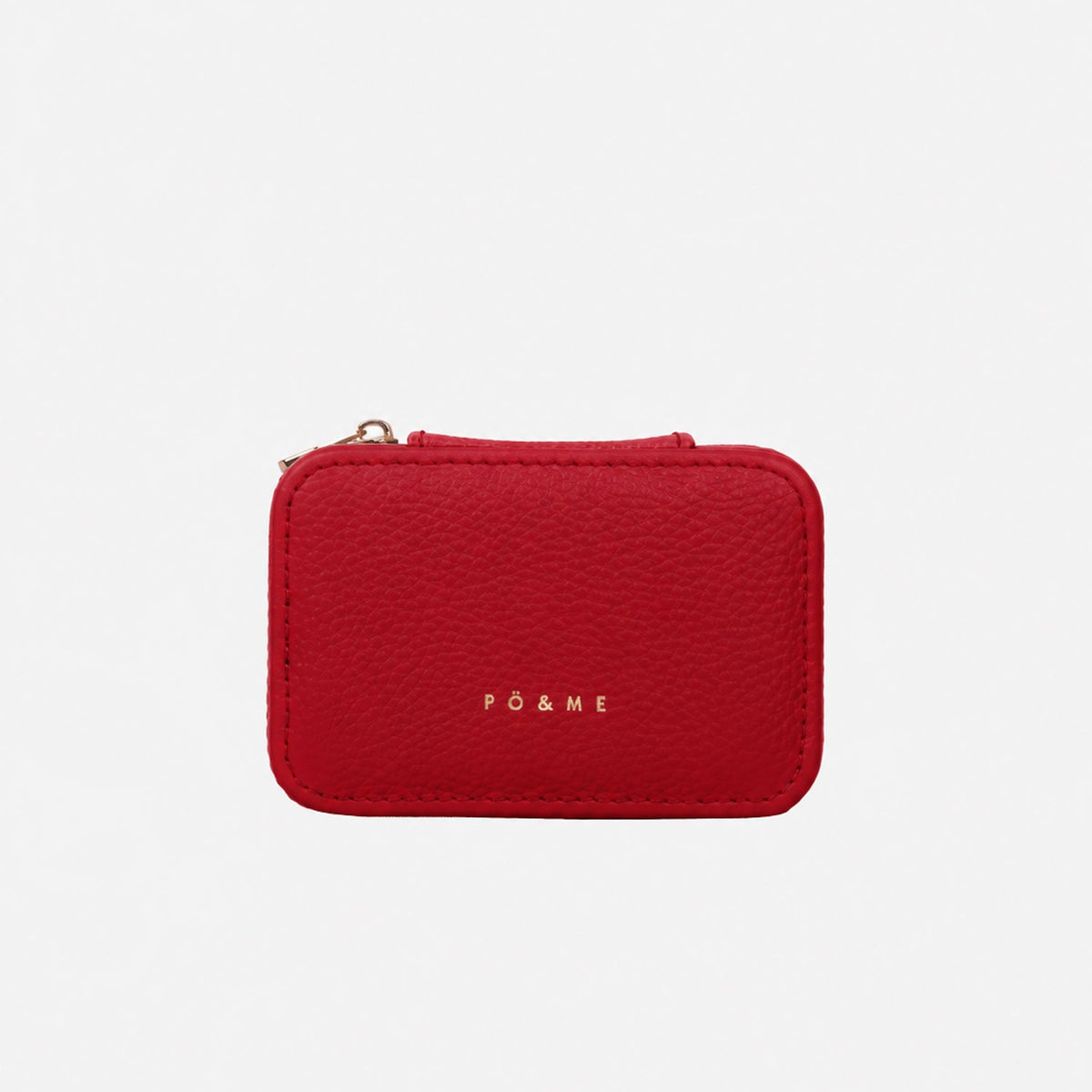 Boite à Bijoux Pique - Grainé - Avec Miroir_rouge