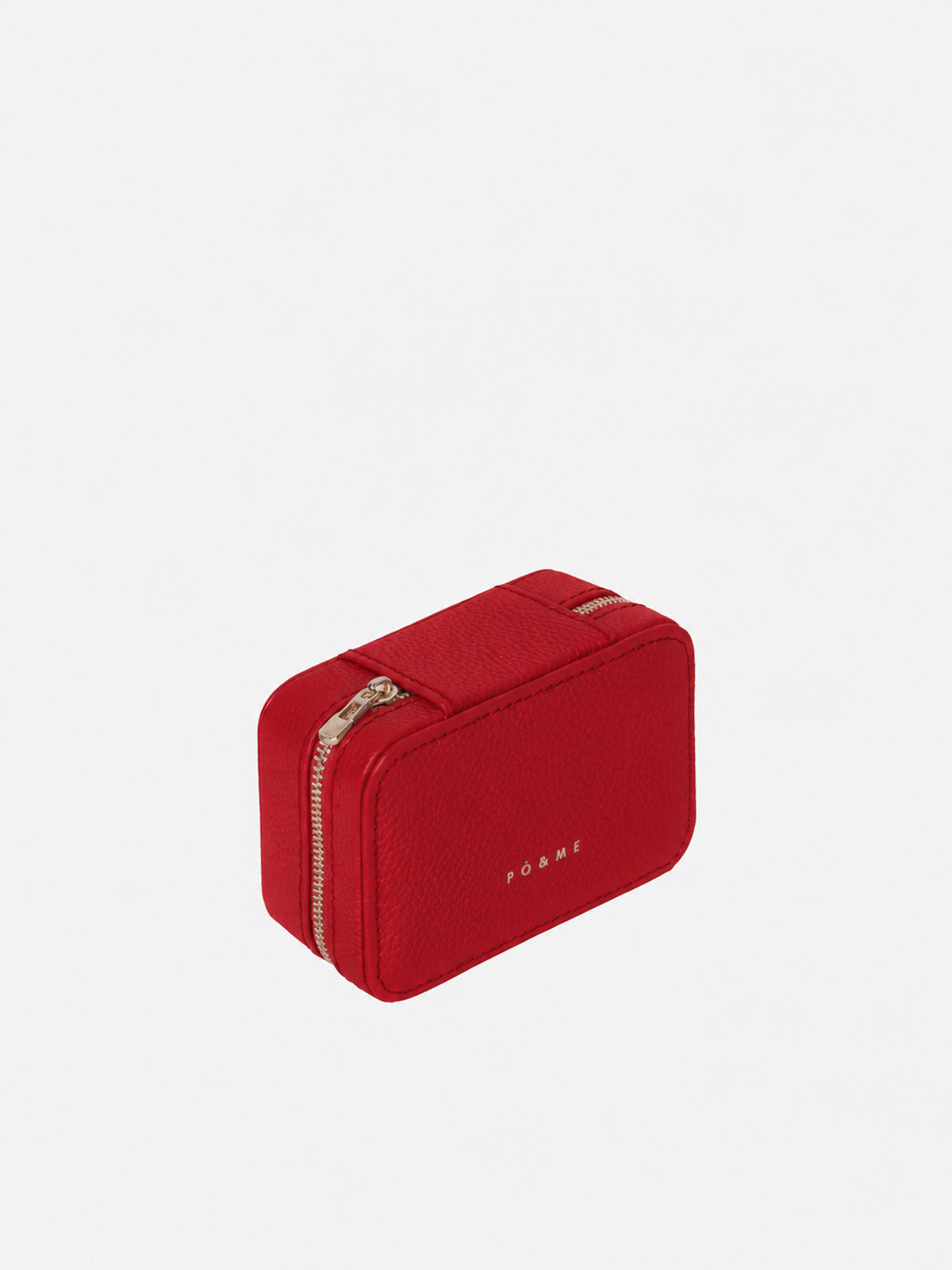 Boite à Bijoux Pique - Grainé - Avec Miroir_rouge